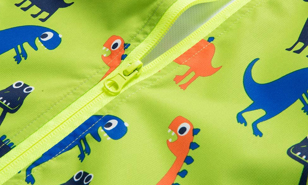 Kids Waterproof Dinosaur Raincoat