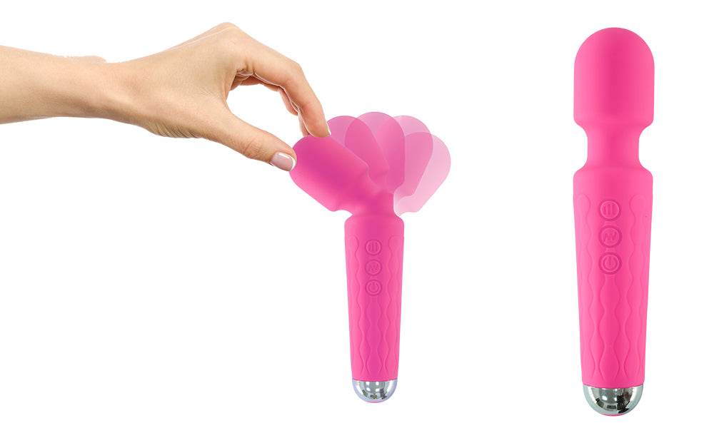 Wireless 20 Vibration 8 Speed Wand Massager Vibrator