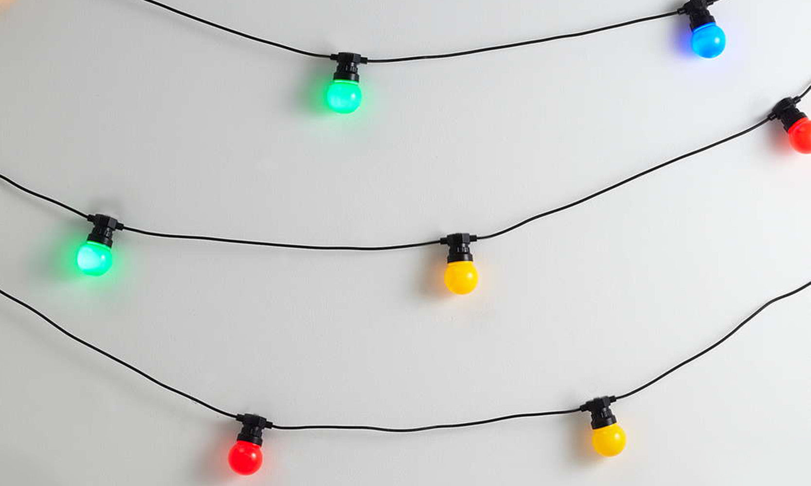 Solar Powered Outdoor Colour Festoon Retro Bulb String Lights