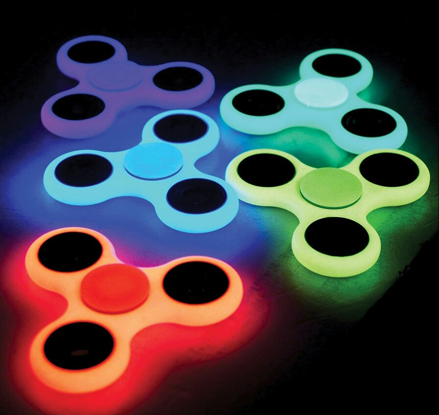 Glow In The Dark Finger Spinners - Stress and Anxiety Reliever Toy