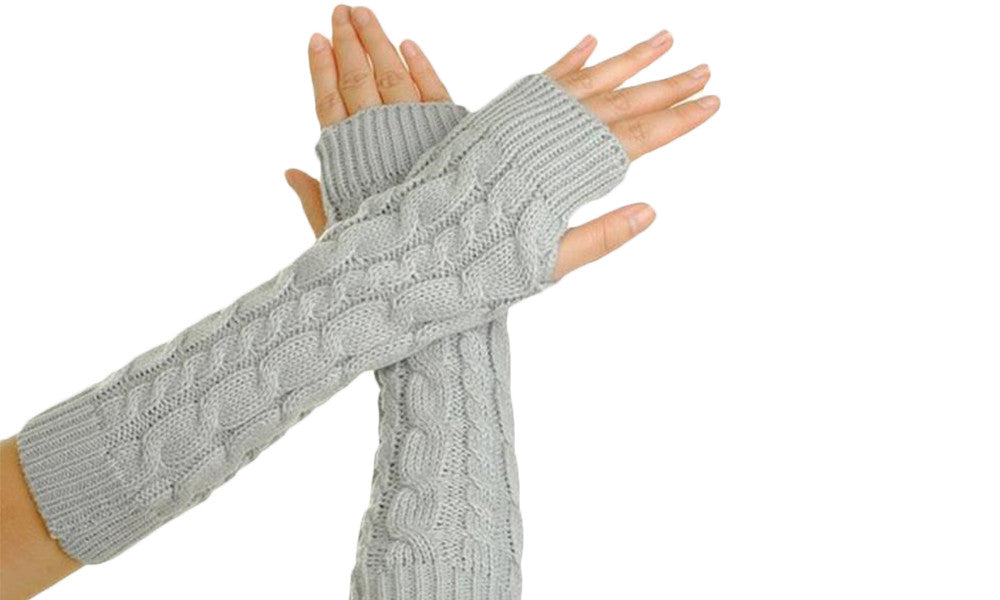 Fingerless Knitted Gloves