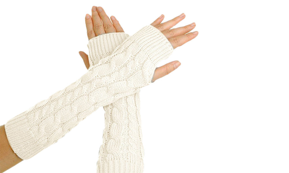 Fingerless Knitted Gloves