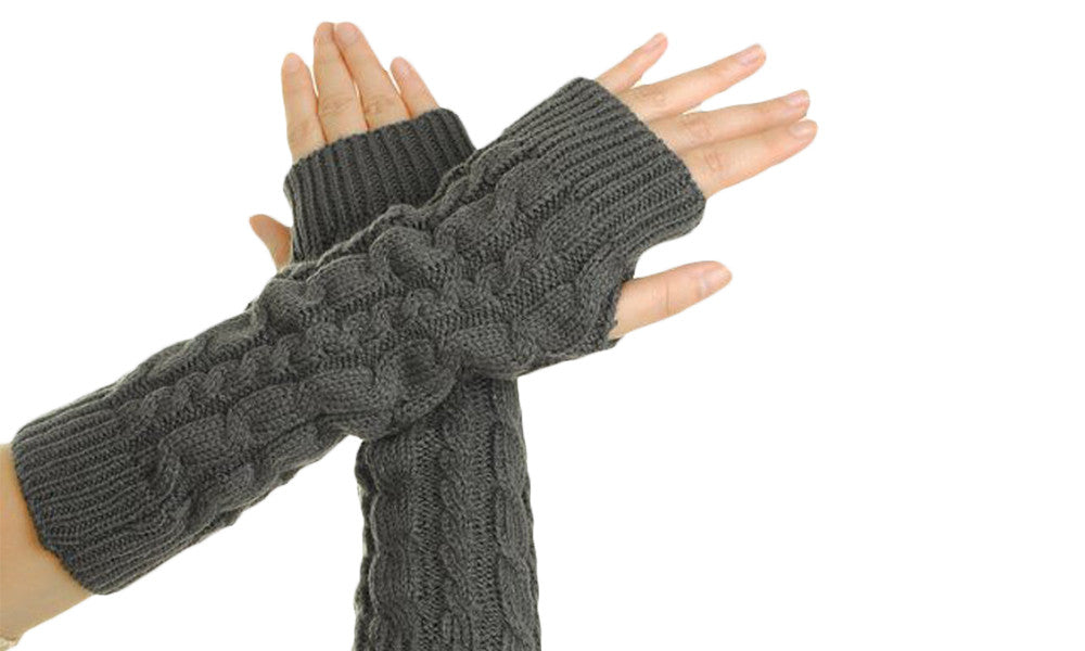 Fingerless Knitted Gloves