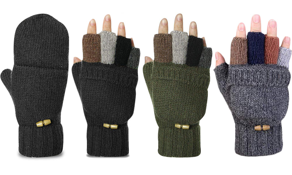 Multi Fingerless Thermal Gloves