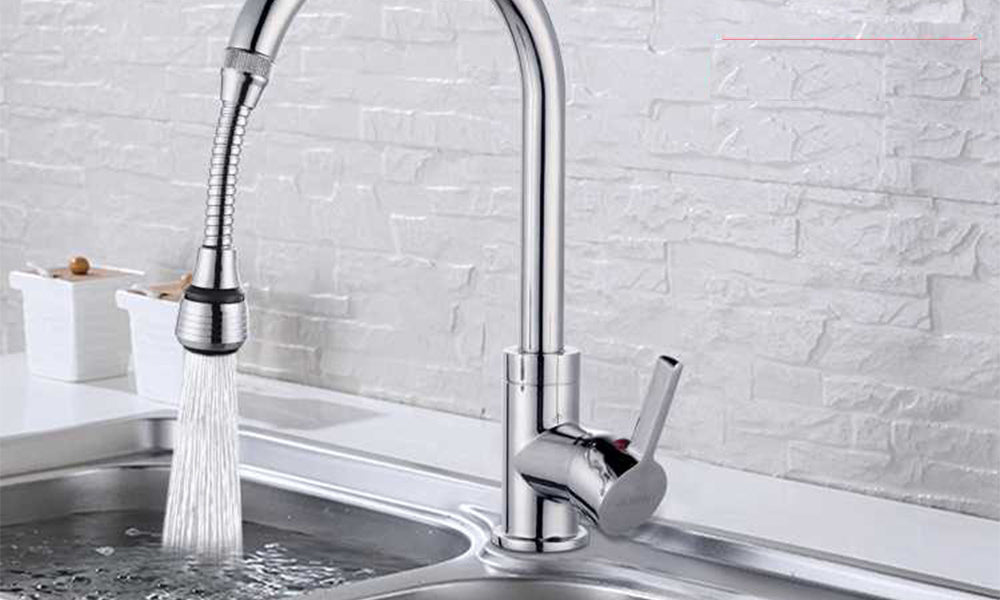Flexible Dual-Motion Faucet Extension