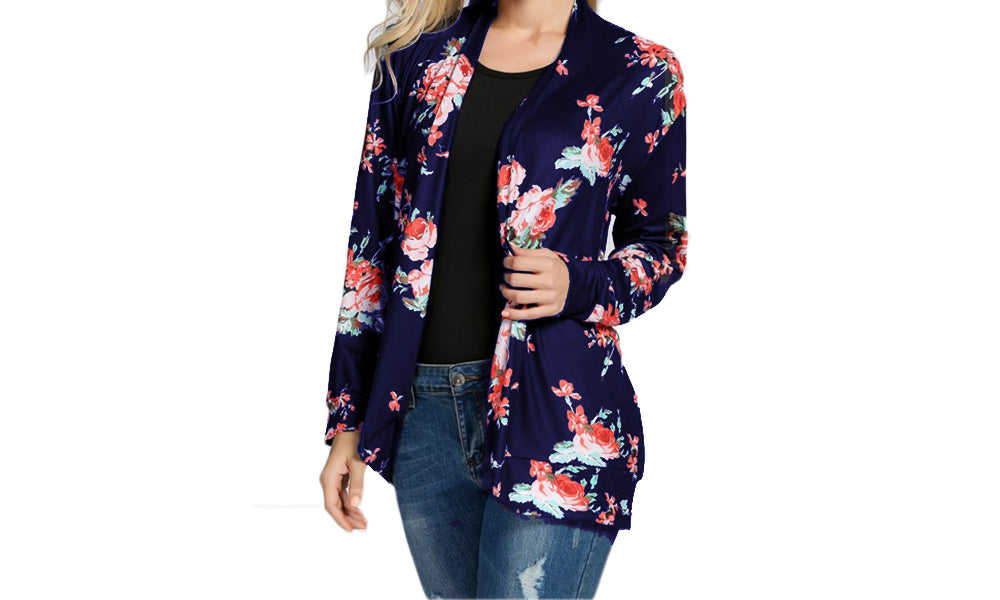 Floral Print Cardigan