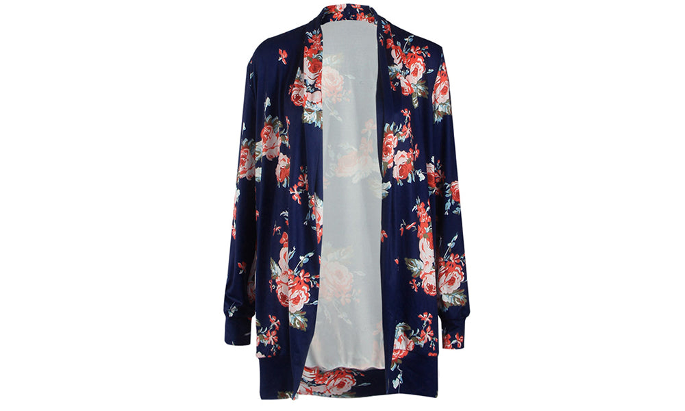 Floral Print Cardigan