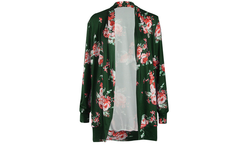 Floral Print Cardigan