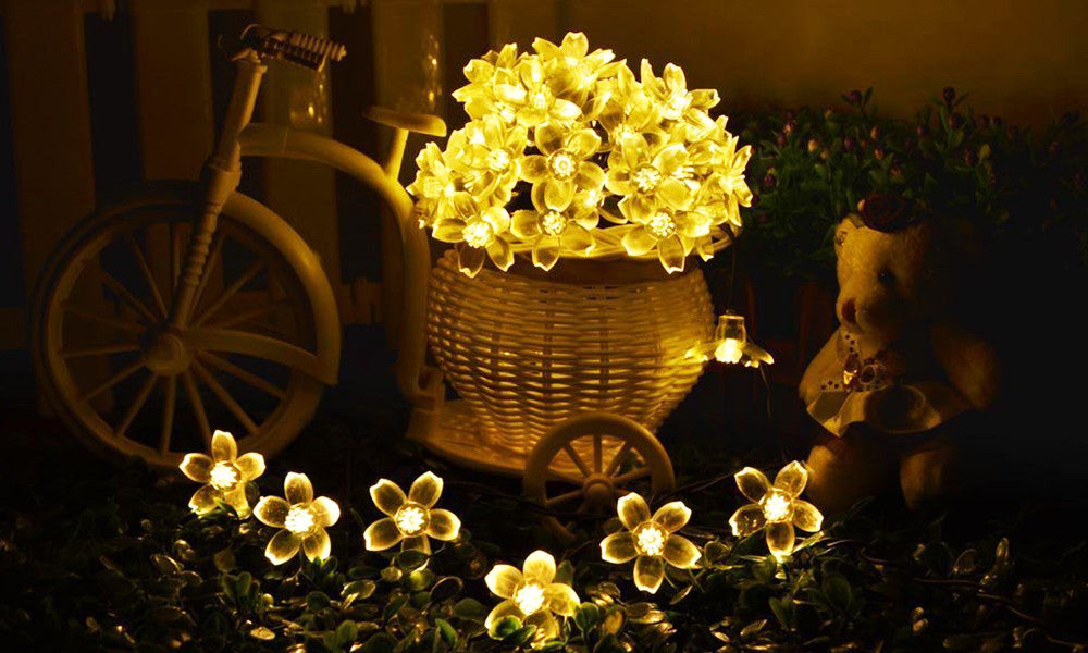 Solar Blosson Flower Fairy Lights