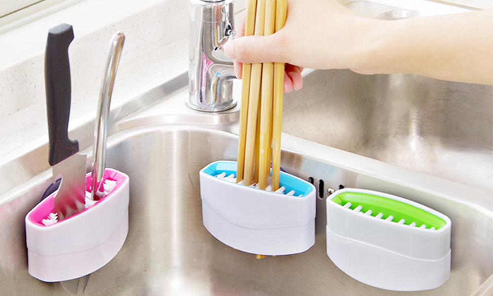 Utensil Cleaning Suction Sink Brush