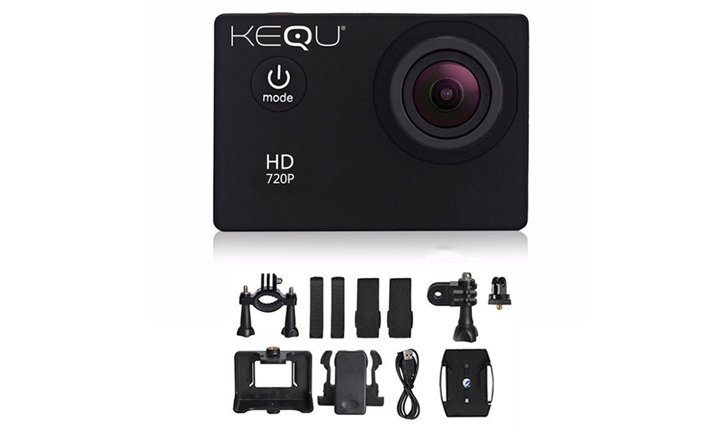 Kequ HD, Full HD or 4K UHD Action Cameras