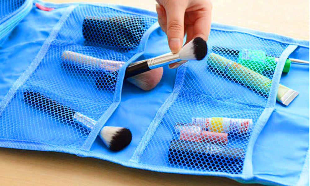 Hanging Folding Toiletry Bag Organizer