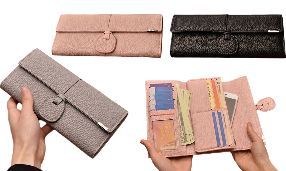 Long Purse With Hasp Closer