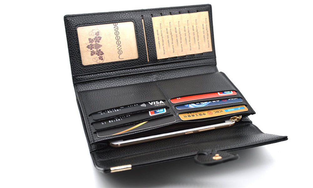 Long Purse With Hasp Closer