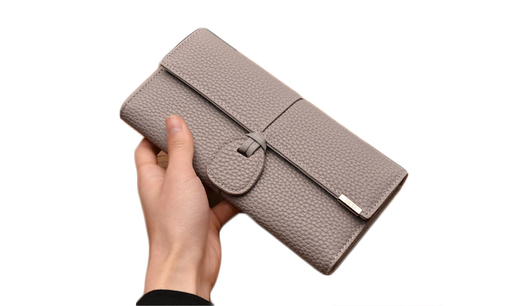 Long Purse With Hasp Closer