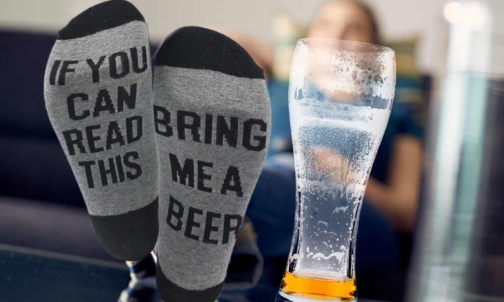 'Bring Me Beer' Warm Winter Socks