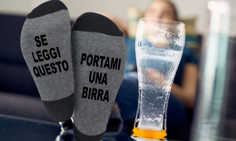 'Bring Me Beer' Warm Winter Socks