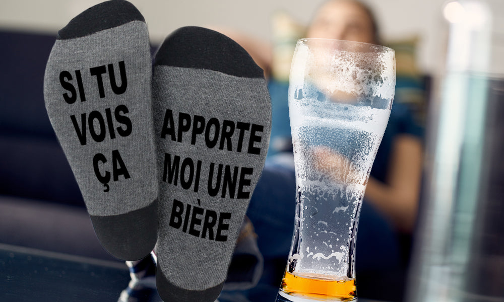 'Bring Me Beer' Warm Winter Socks