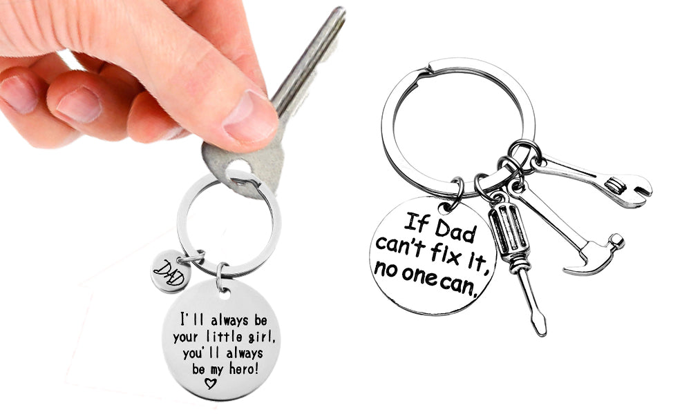 Dad Keychain Keyrings