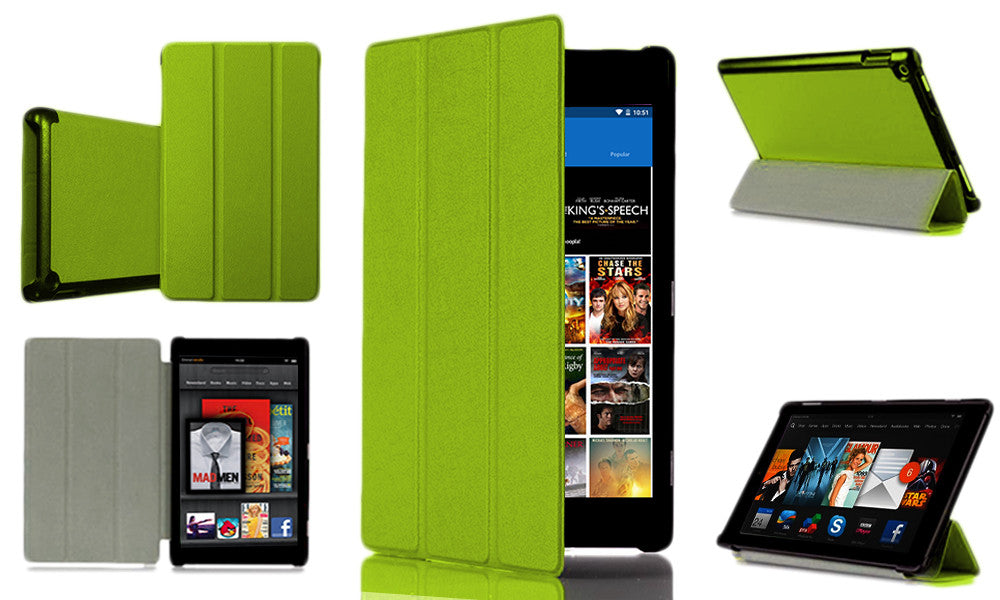 Amazon Kindle Fire HD 7" Leather Folding Stand Case