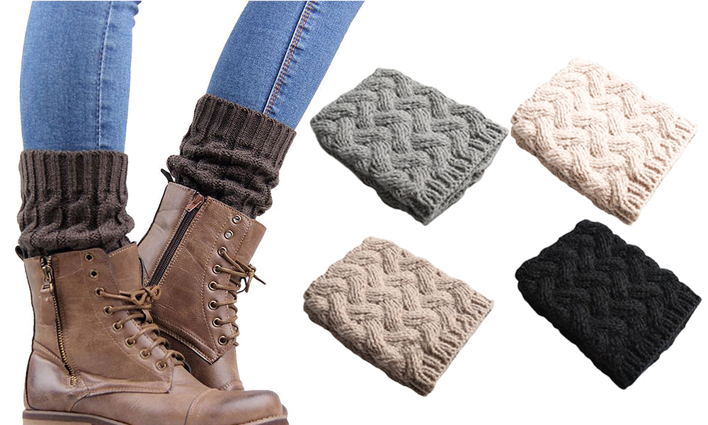 Knitted Leg Boot Warmers