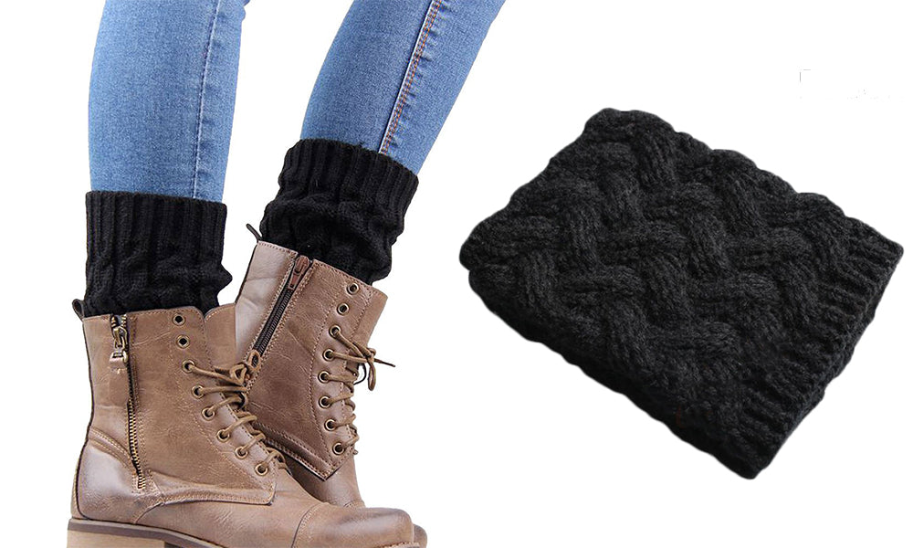Knitted Leg Boot Warmers
