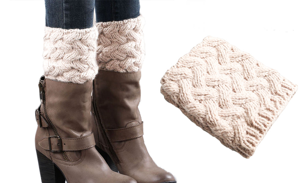 Knitted Leg Boot Warmers