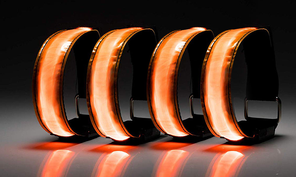 4 Pack Battery Powered LED Arm Bands