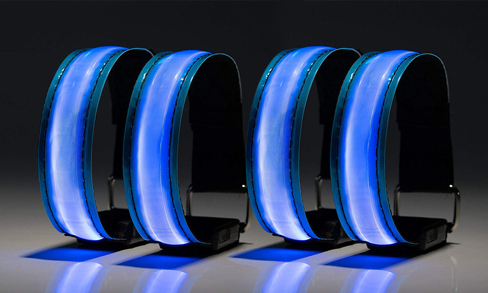 4 Pack Battery Powered LED Arm Bands