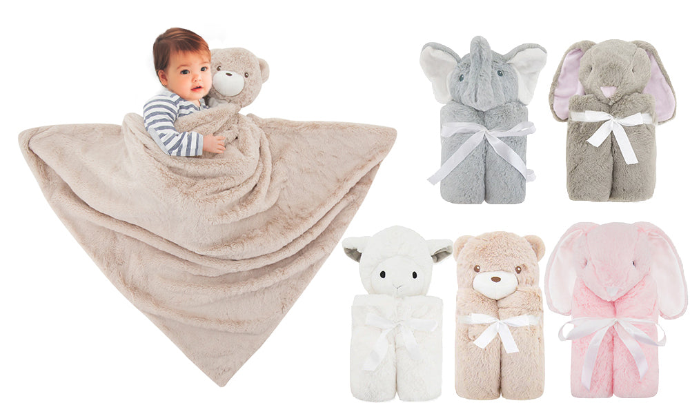 Kids' Super Soft Animal Snuggle Blankets