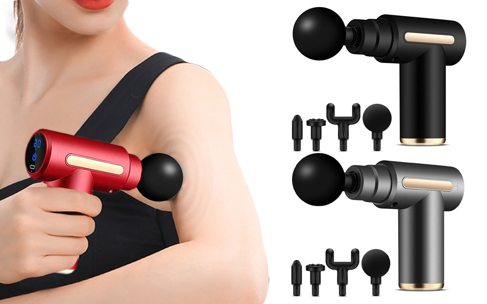 Electric Vibration-Therapy Massage Gun – Dynergy