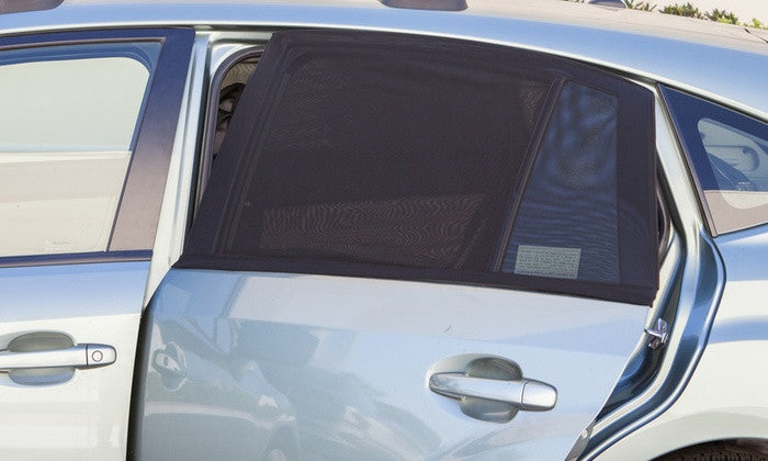 2pc Universal Car Window Mesh Sun-Shade Screen Set