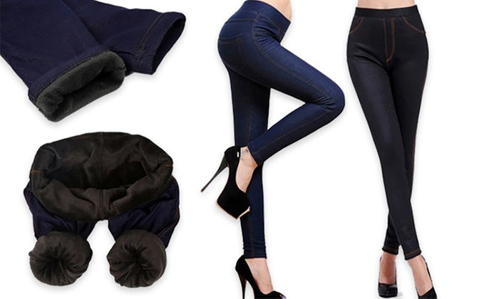 Ultra-Thick Fleece-Lined Jeggings