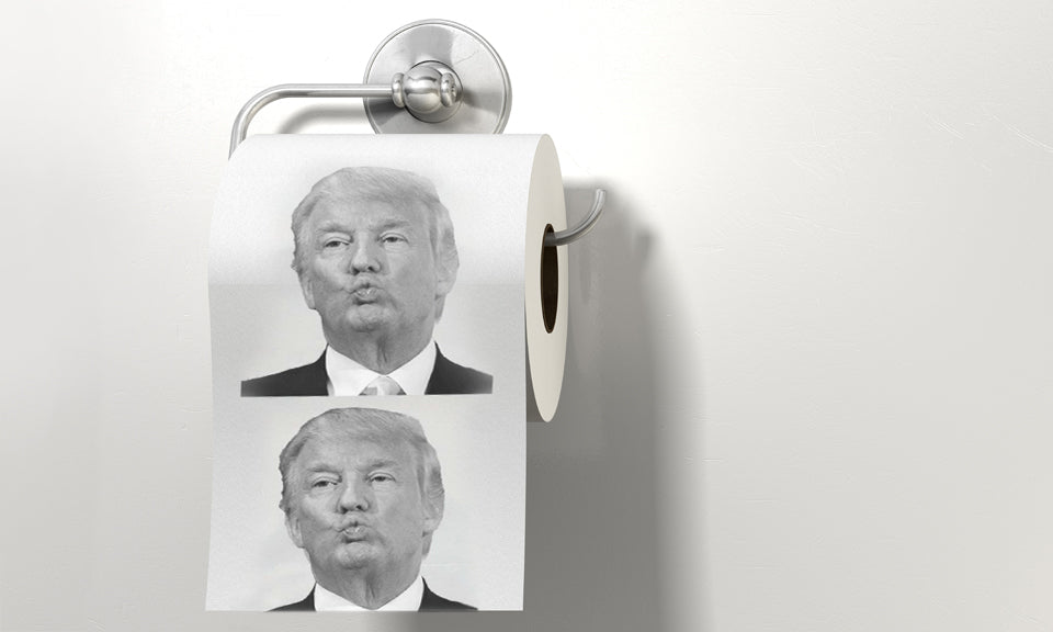 Donald Trump or Boris Johnson Toilet Paper