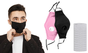 Cotton Facemasks with 2 Filters
