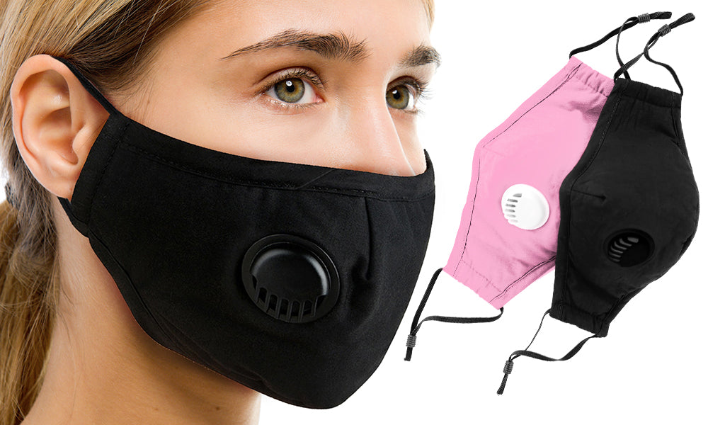 Cotton Facemasks with 2 Filters
