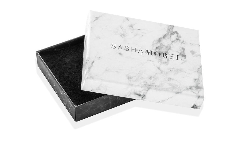 Sasha Morel - Lavastone Skull and Crown Bracelet