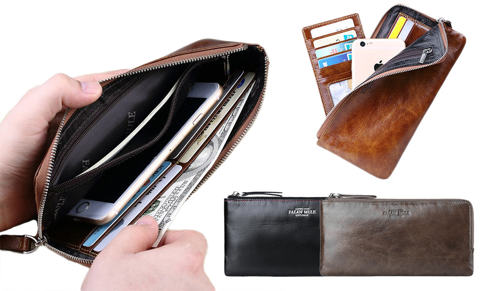 Mens Lightweight Slim Travel Wallets