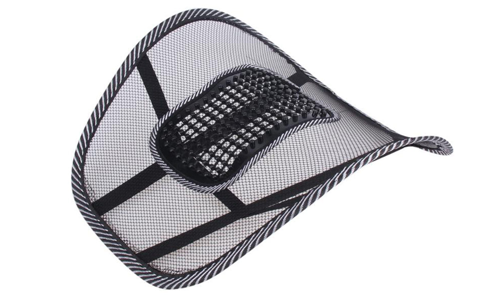 Mesh Lumbar Support and Massager