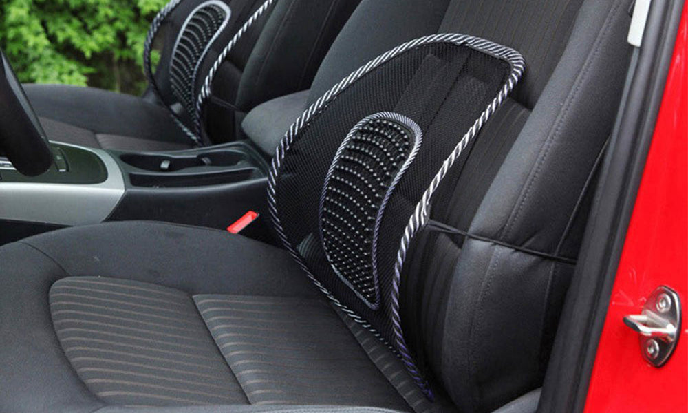 Mesh Lumbar Support and Massager