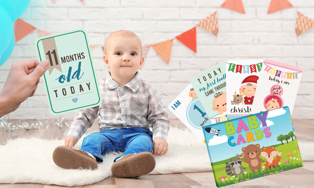 Baby Milestone Cards - Double Sided - Boys and Girls in 1 Pack!