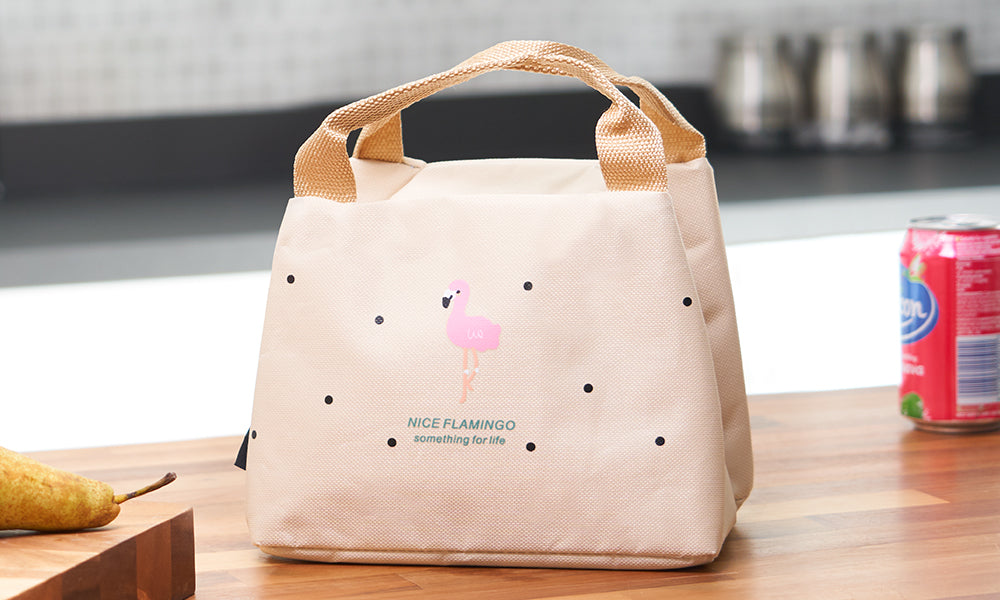 Portable Flamingo Thermal Insulated Lunch Bags V2