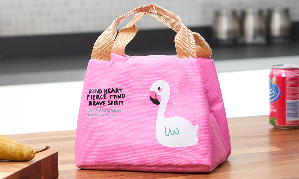 Portable Flamingo Thermal Insulated Lunch Bags V2