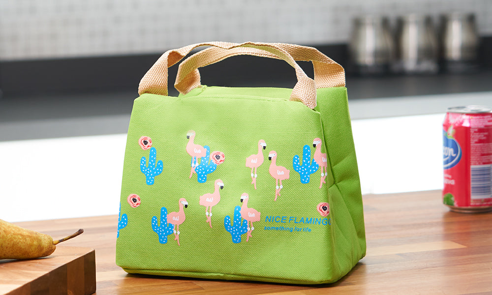 Portable Flamingo Thermal Insulated Lunch Bags V2
