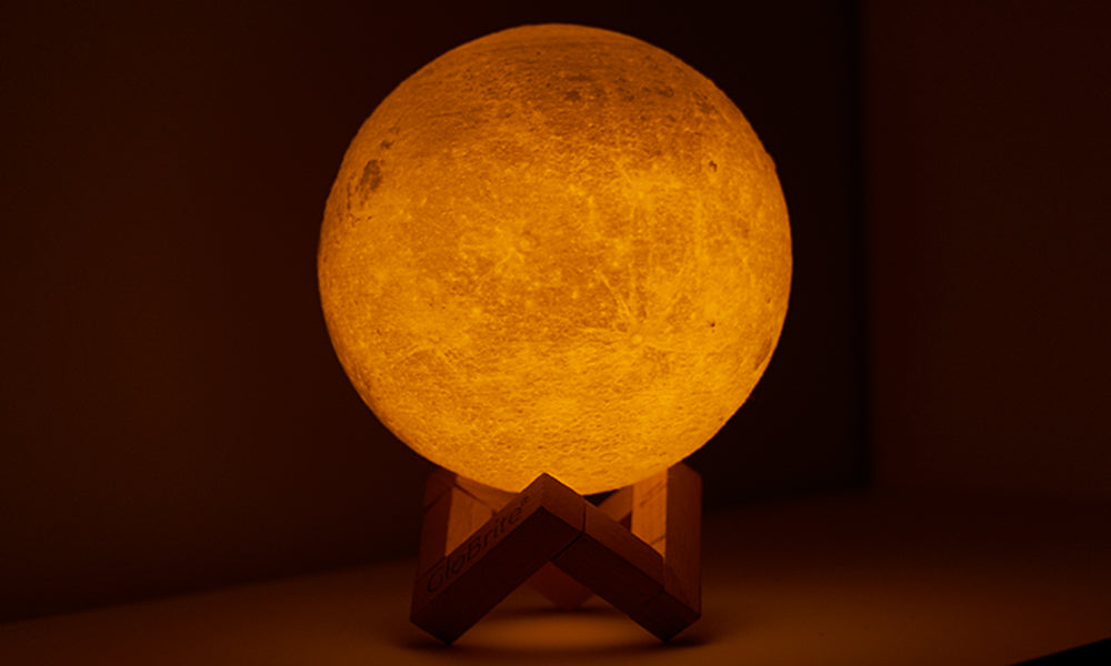 GloBrite Touch Control LED 3D Moon Lamps - 3 Sizes