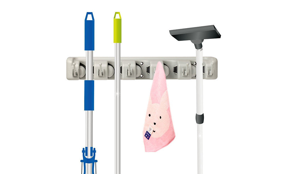 Broom, Mop, Tool Wall Organiser