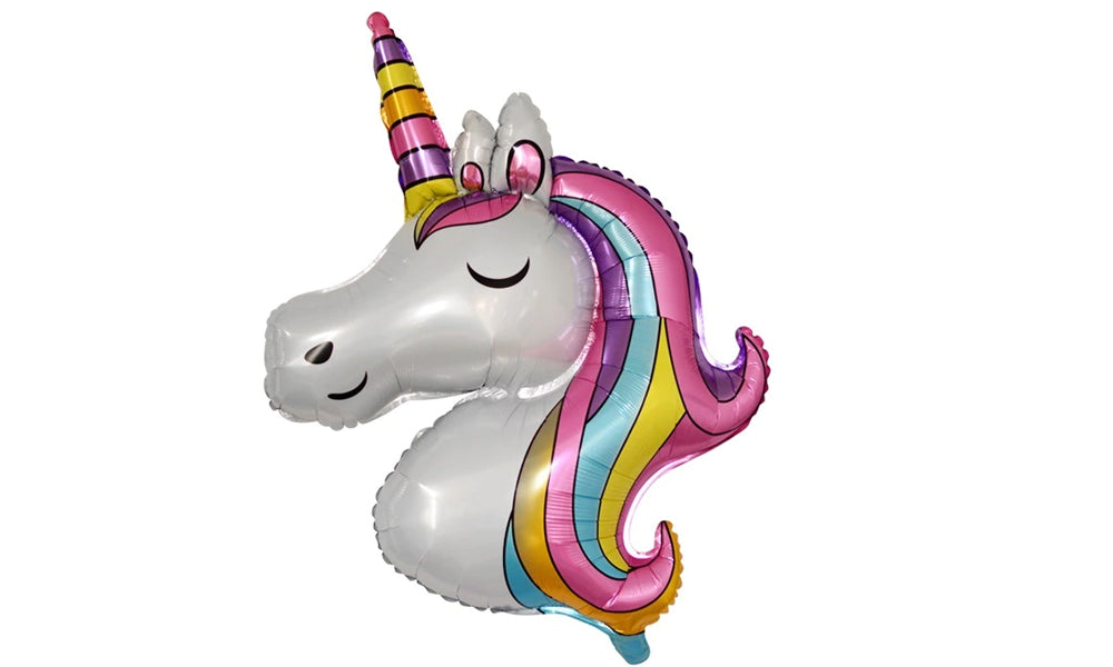 Numbered 6pc Unicorn Balloon