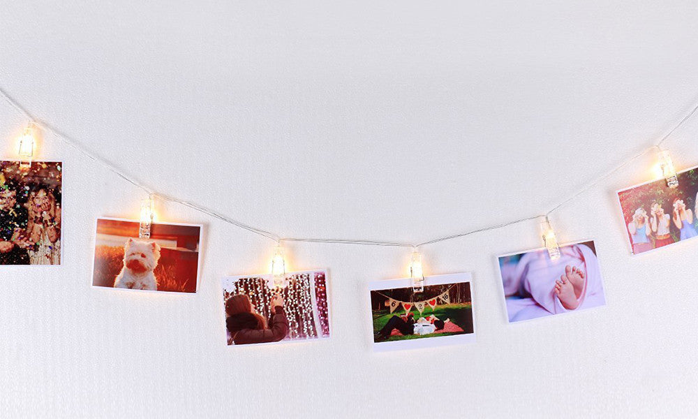 Battery Operated 10 LED Peg String Lights