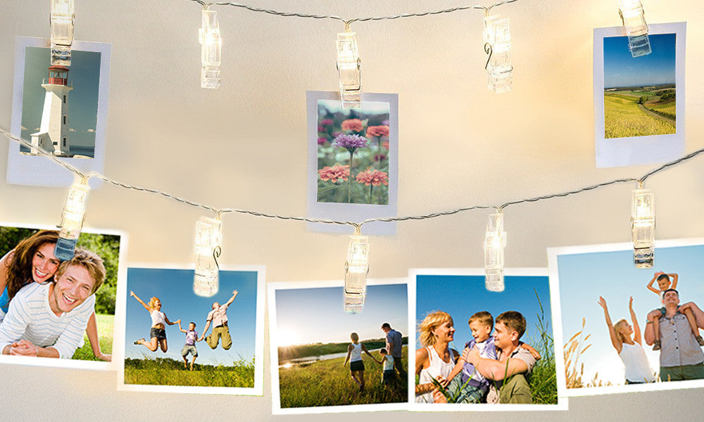 Battery Operated 10 LED Peg String Lights