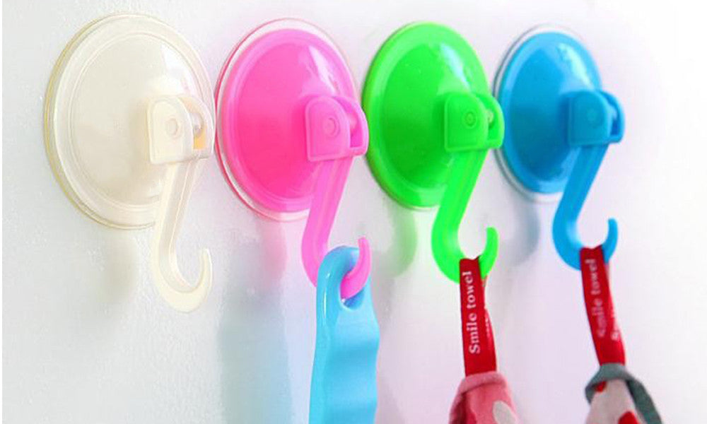 Pack of 4 Suction Hooks